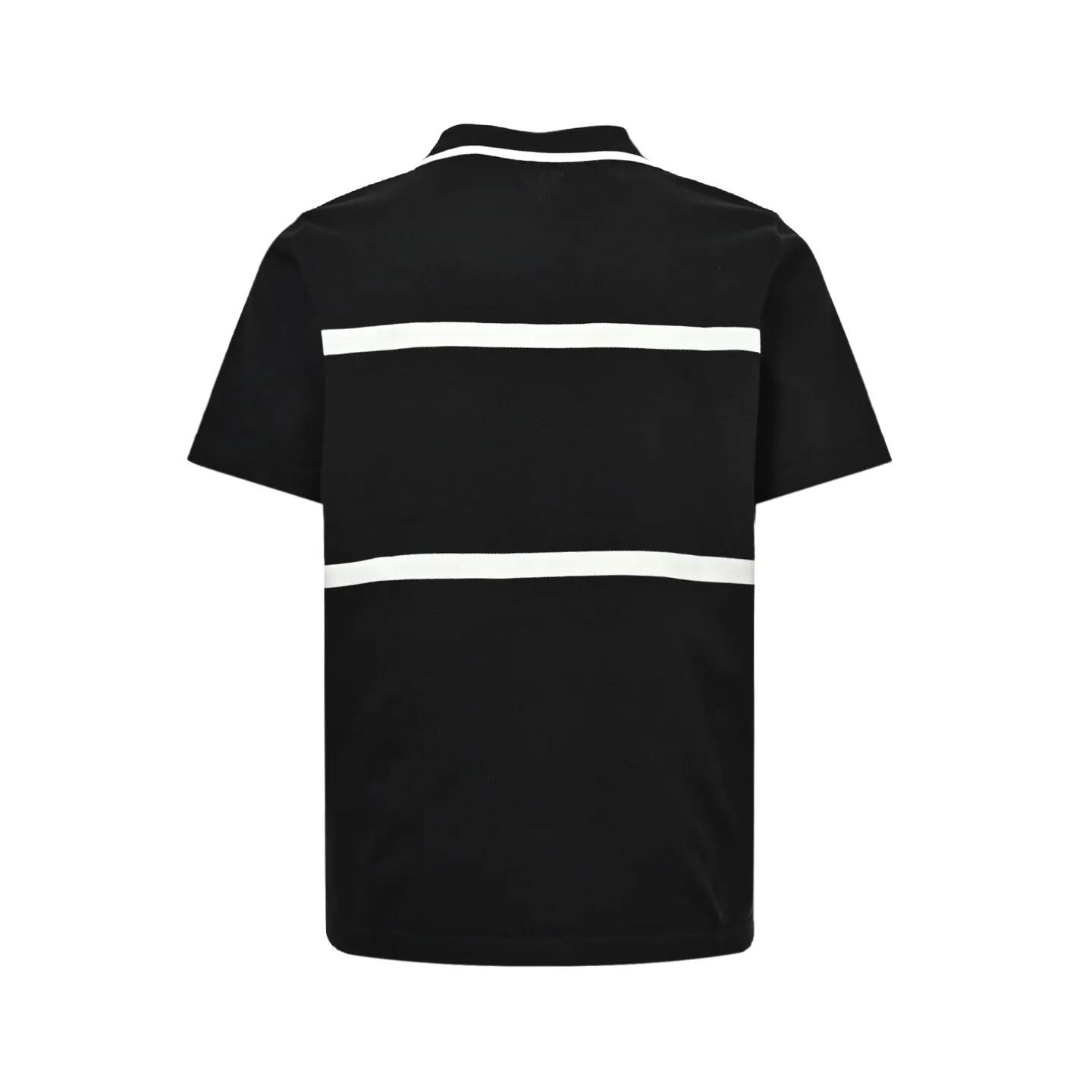 Louis Vuitton/Louis Vuitton striped signature letter jacquard knitted Polo short sleeves